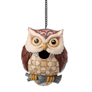 Jim Shore Heartwood Creek: Owl Birdhouse Birdhouse