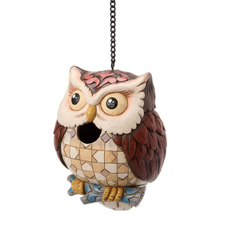 Jim Shore Heartwood Creek: Owl Birdhouse Birdhouse