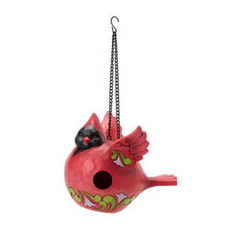 Jim Shore Heartwood Creek: Cardinal Birdhouse Birdhouse