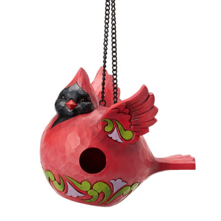 Jim Shore Heartwood Creek: Cardinal Birdhouse Birdhouse