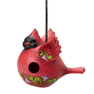 Jim Shore Heartwood Creek: Cardinal Birdhouse Birdhouse