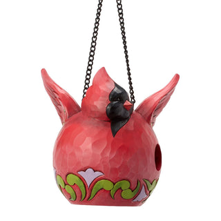 Jim Shore Heartwood Creek: Cardinal Birdhouse Birdhouse