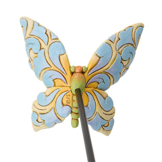 Jim Shore Heartwood Creek: Plant Stake Butterfly Plant Stake