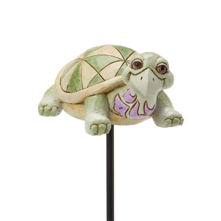 Jim Shore Heartwood Creek: Plant Stake Turtle Plant Stake