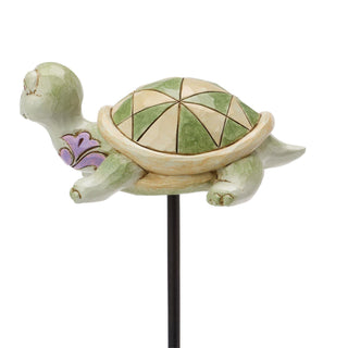 Jim Shore Heartwood Creek: Plant Stake Turtle Plant Stake