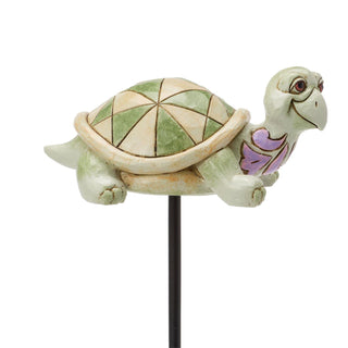 Jim Shore Heartwood Creek: Plant Stake Turtle Plant Stake