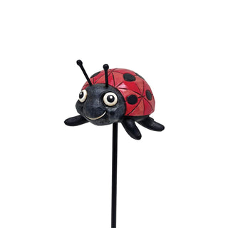 Jim Shore Heartwood Creek: Plant Stake Ladybug Plant Stake