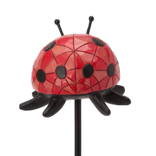 Jim Shore Heartwood Creek: Plant Stake Ladybug Plant Stake