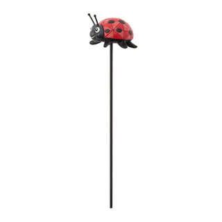 Jim Shore Heartwood Creek: Plant Stake Ladybug Plant Stake