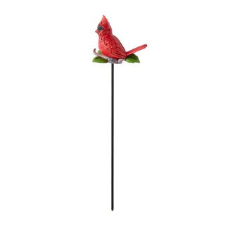 Jim Shore Heartwood Creek: Plant Stake Cardinal Plant Stake