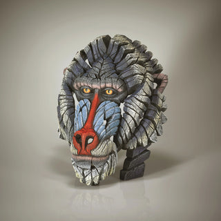 Edge Sculpture: Mandrill Bust sparkle-castle