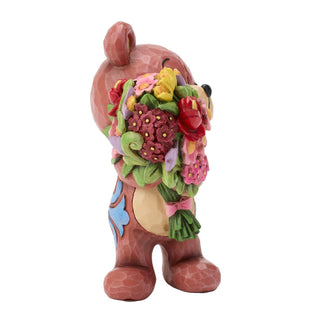 Jim Shore Heartwood Creek: Teddy Bear with Bouquet Figurine