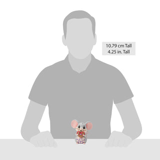 Jim Shore Heartwood Creek: Mouse Holding a Heart Figurine sparkle-castle
