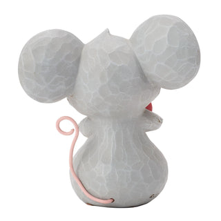 Jim Shore Heartwood Creek: Mouse Holding a Heart Figurine