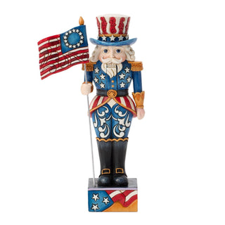 Jim Shore Heartwood Creek: American Heritage Nutcracker Figurine