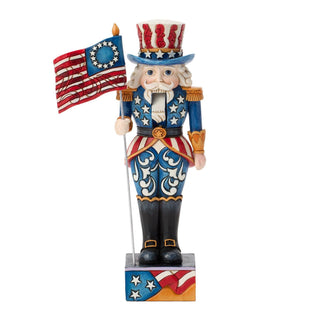 Jim Shore Heartwood Creek: American Heritage Nutcracker Figurine