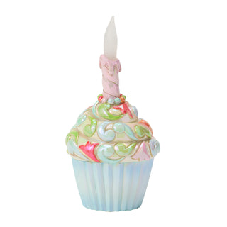 Jim Shore Heartwood Creek: Celebration Cupcake Figurine sparkle-castle