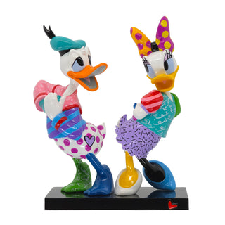 Disney Britto: Daisy & Donald in Love Figurine sparkle-castle