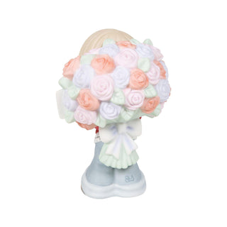 Precious Moments: Boy with Bouquet Figurine