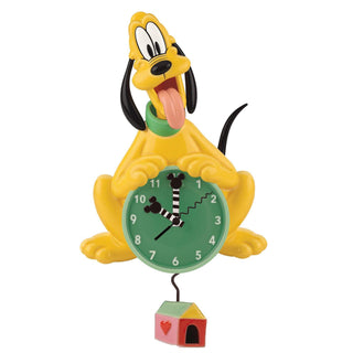 Jim Shore Disney: Pluto Wall Clock Wall Clock Resin