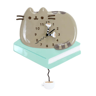 Allen Designs Pusheen: Pusheen Wall Clock sparkle-castle