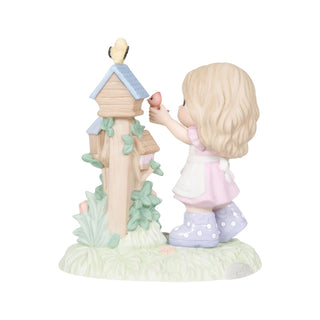 Precious Moments: Girl with Birdhouses Figurine