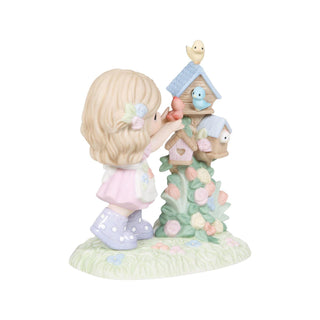 Precious Moments: Girl with Birdhouses Figurine