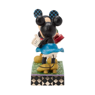 Jim Shore Traditions Disney: Mickey and Minnie Vintage Love Figurine sparkle-castle