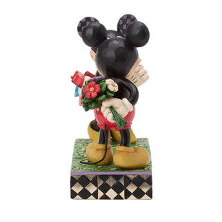 Jim Shore Traditions Disney: Mickey and Minnie Vintage Love Figurine sparkle-castle