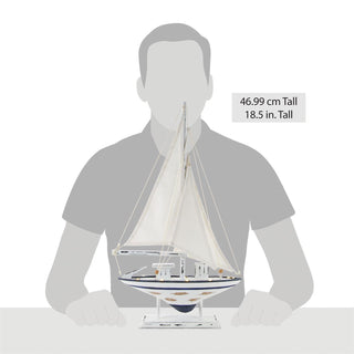 Milieu: Lighted Sailboat Decor