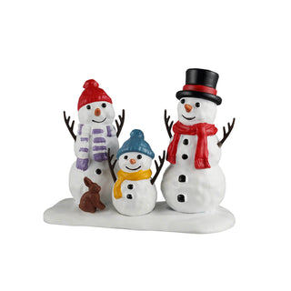 Lemax Santa's Wonderland Village Accessory: Snowman Family