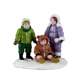 Lemax Vail Village Accessory: Cozy Snowsuits sparkle-castle