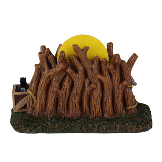 Lemax Spooky Town Halloween Village Accessory: Howl-O-Ween Countdown sparkle-castle