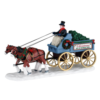 Lemax Caddington Village Accessory: Christmas Is Coming