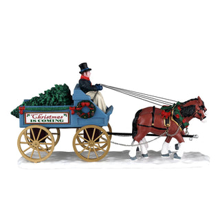 Lemax Caddington Village Accessory: Christmas Is Coming