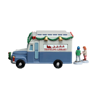 Lemax General Products Village Accessory: Bookmobile, Set of 4 sparkle-castle