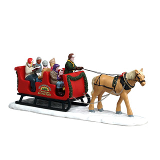 Lemax Harvest Crossing Village: Caroling Sleigh Ride sparkle-castle