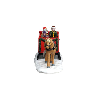 Lemax Harvest Crossing Village: Caroling Sleigh Ride sparkle-castle