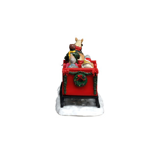 Lemax Harvest Crossing Village: Caroling Sleigh Ride sparkle-castle