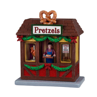 Lemax Caddington Village Accessory: Pretzels sparkle-castle