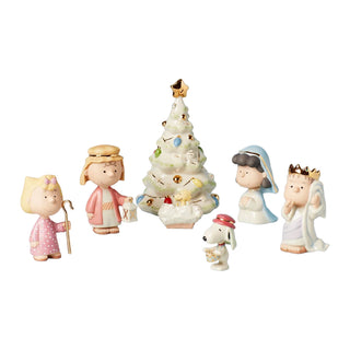 Lenox Peanuts Christmas Pageant Figurines, Set of 7 sparkle-castle