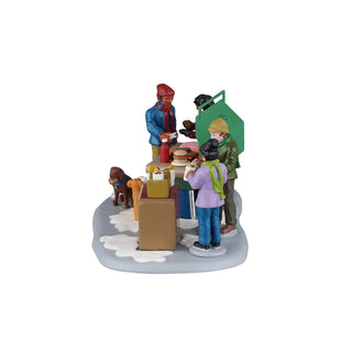 Lemax Vail Village Accessory: Winter Block Party sparkle-castle