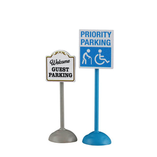 Lemax General Products Village Accessory: Parking Signs, Set of 2 sparkle-castle