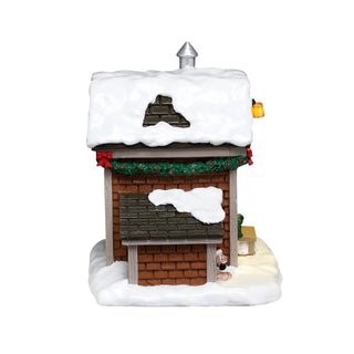 Lemax Vail Village: Ski Patrol Summit Station sparkle-castle