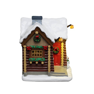 Lemax Vail Village: Snowshoe Cabin sparkle-castle