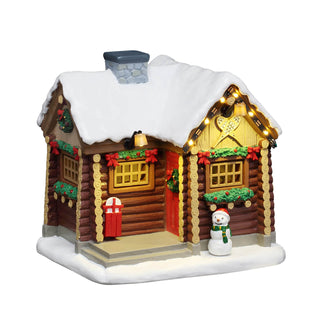 Lemax Vail Village: Snowshoe Cabin sparkle-castle