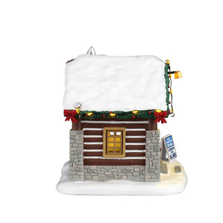 Lemax Vail Village: Ski & Snowboard School sparkle-castle