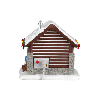 Lemax Vail Village: Ski & Snowboard School sparkle-castle