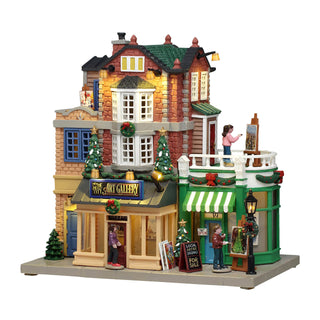 Lemax Caddington Village: Olde City Art Gallery sparkle-castle