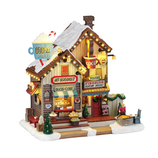 Lemax Harvest Crossing Village: The Cocoa Shanty sparkle-castle
